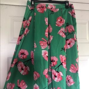 Floral maxi skirt